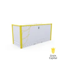 Контейнер з донним розвантаженням на електричному приводі ZEO-CDE